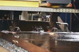 Cięcie płomieniem z zabezpieczeniem dostawy