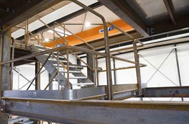 Stalowa wieża dla zakładu przetwórczego